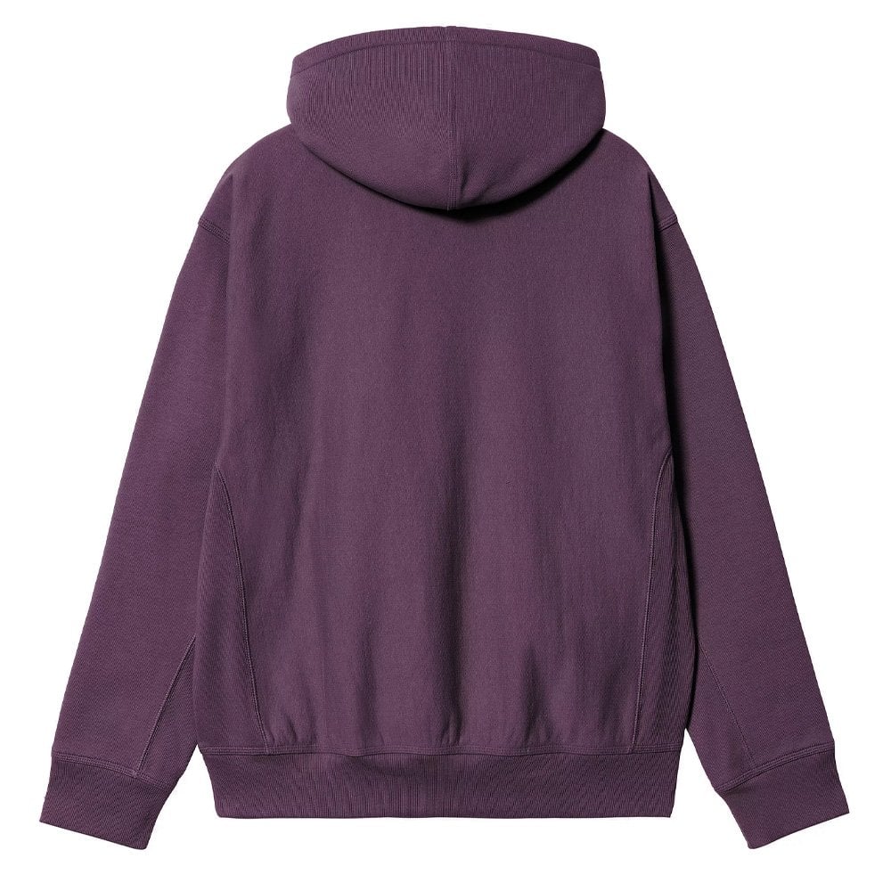 Hooded American Script Jacket - Huckleberry