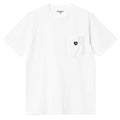 Pocket Heart T-Shirt - White/Black