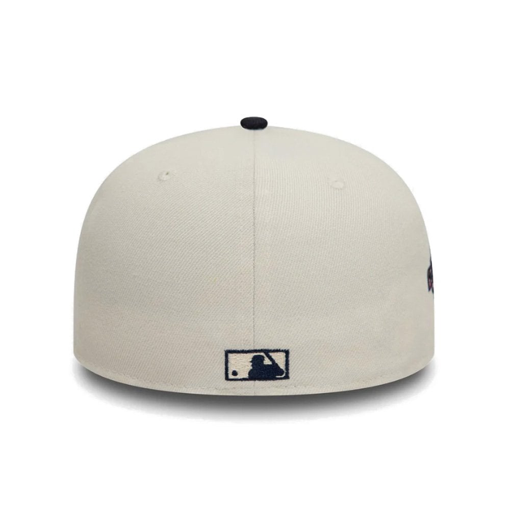 New York Yankees Pin Low Profile 59FIFTY Fitted Cap - Stone/Navy