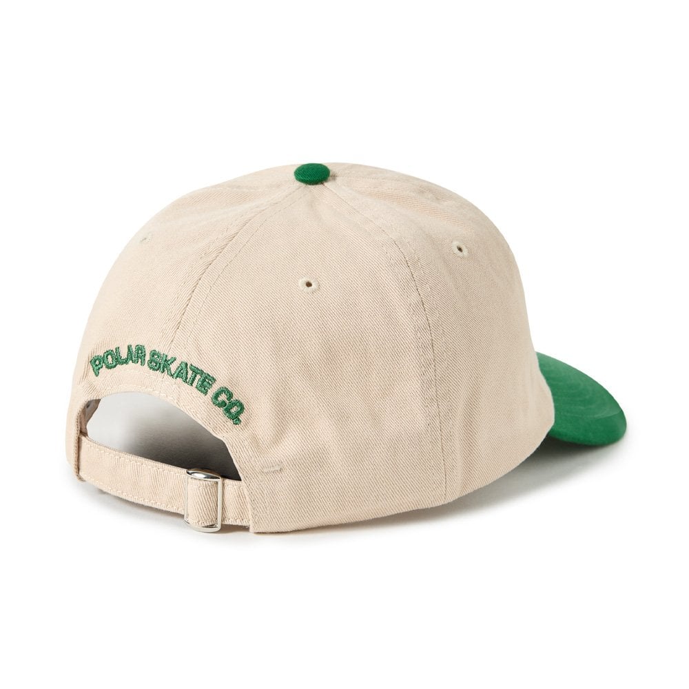 Stroke Logo Cap - Ecru/Green