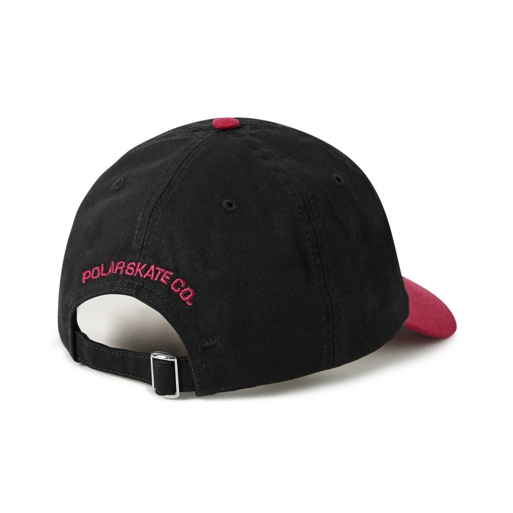 Stroke Logo Cap - Blk/Redcrrnt