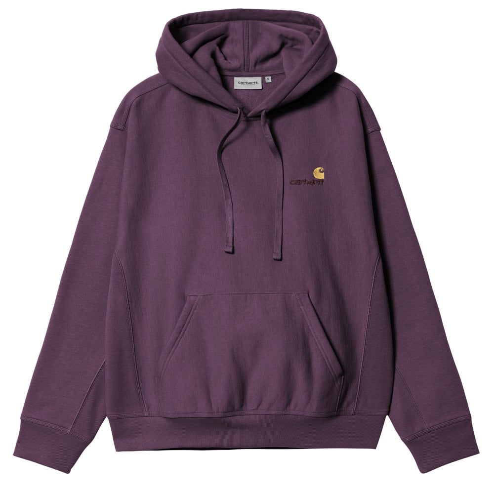 Hooded American Script Sweatshirt - Huckleberry