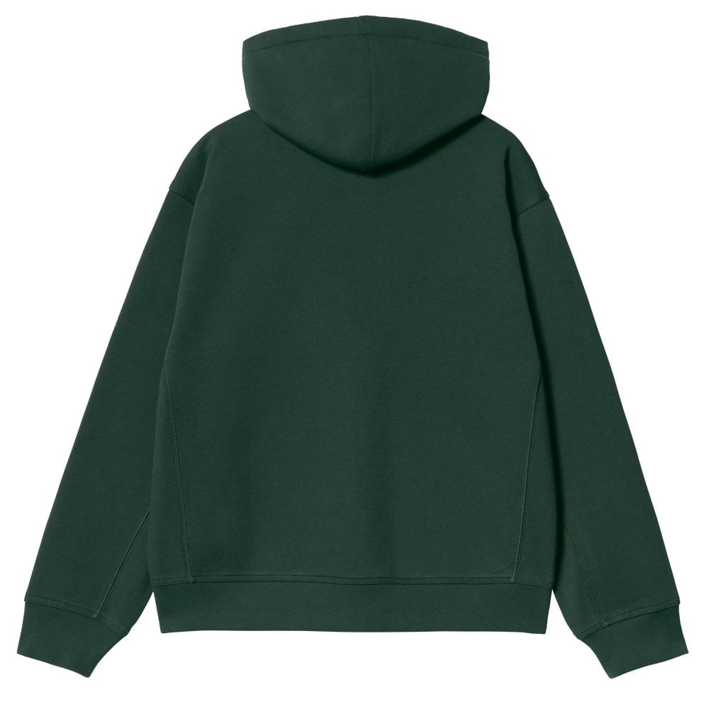 Hooded American Script Jacket - Conifer