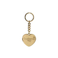 Heart Keychain - Gold