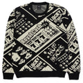 Lucky Knitted Crewneck Sweatshirt - Black