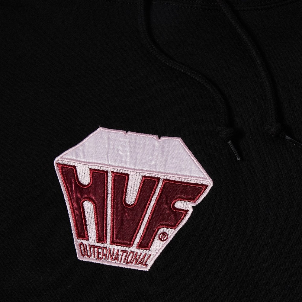 Big Block Pullover Hood  - Black