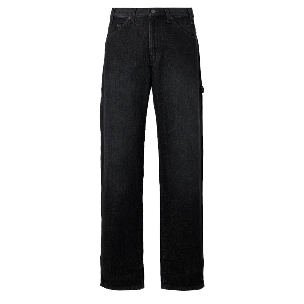 Denim Relaxed Utility Jeans - Black Denim