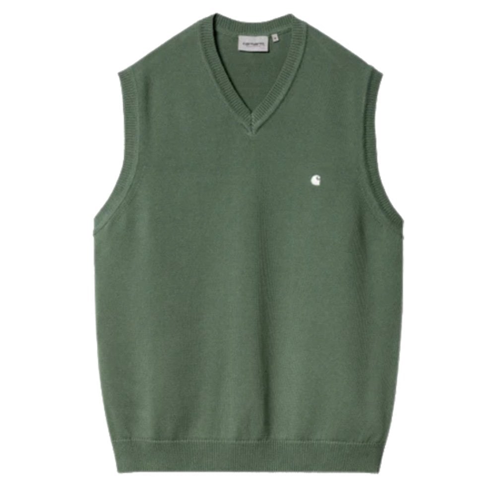 Madison Vest Sweater - Silver Pine