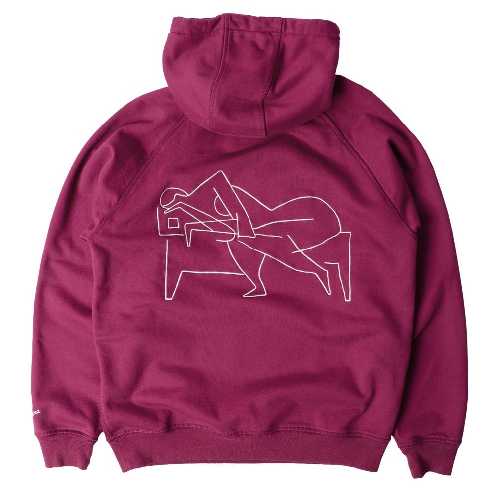 Sleep Now Hoodie - Dark Magenta