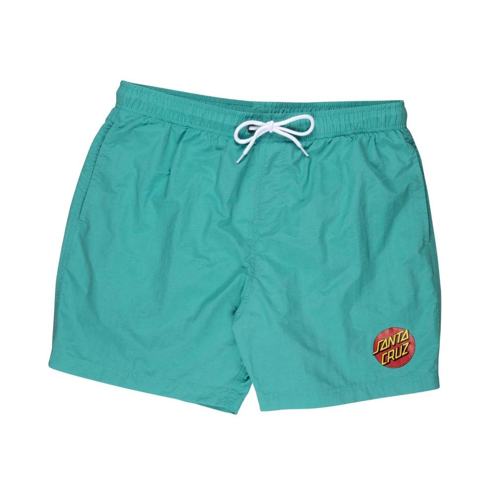Classic Dot Swim Shorts - Pool Blue