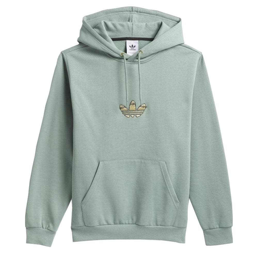 Henry Jones Deckfoil Hoodie - Silver Green