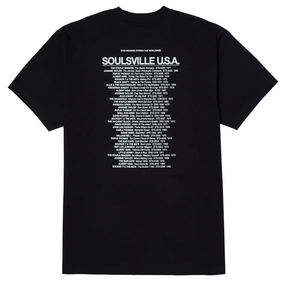 x Stax Soulsville T-Shirt  - Black