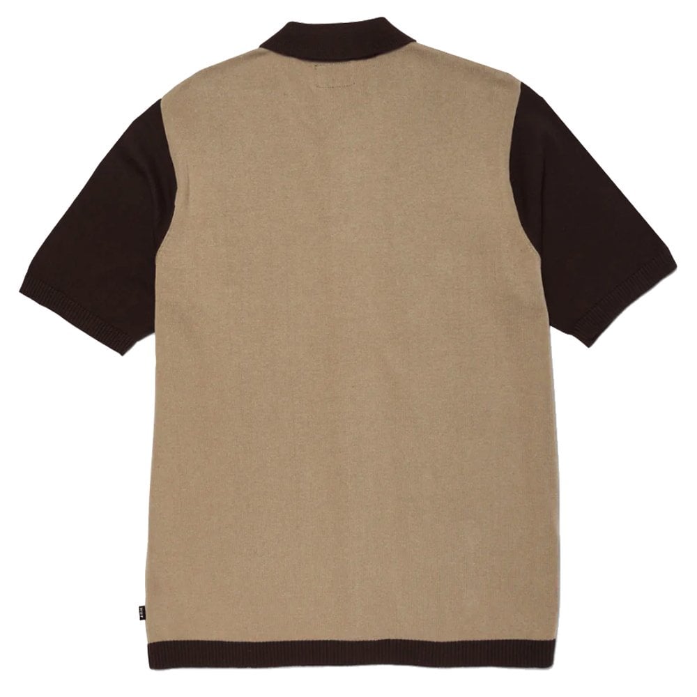 Pillar Knitted Sweater - Brown