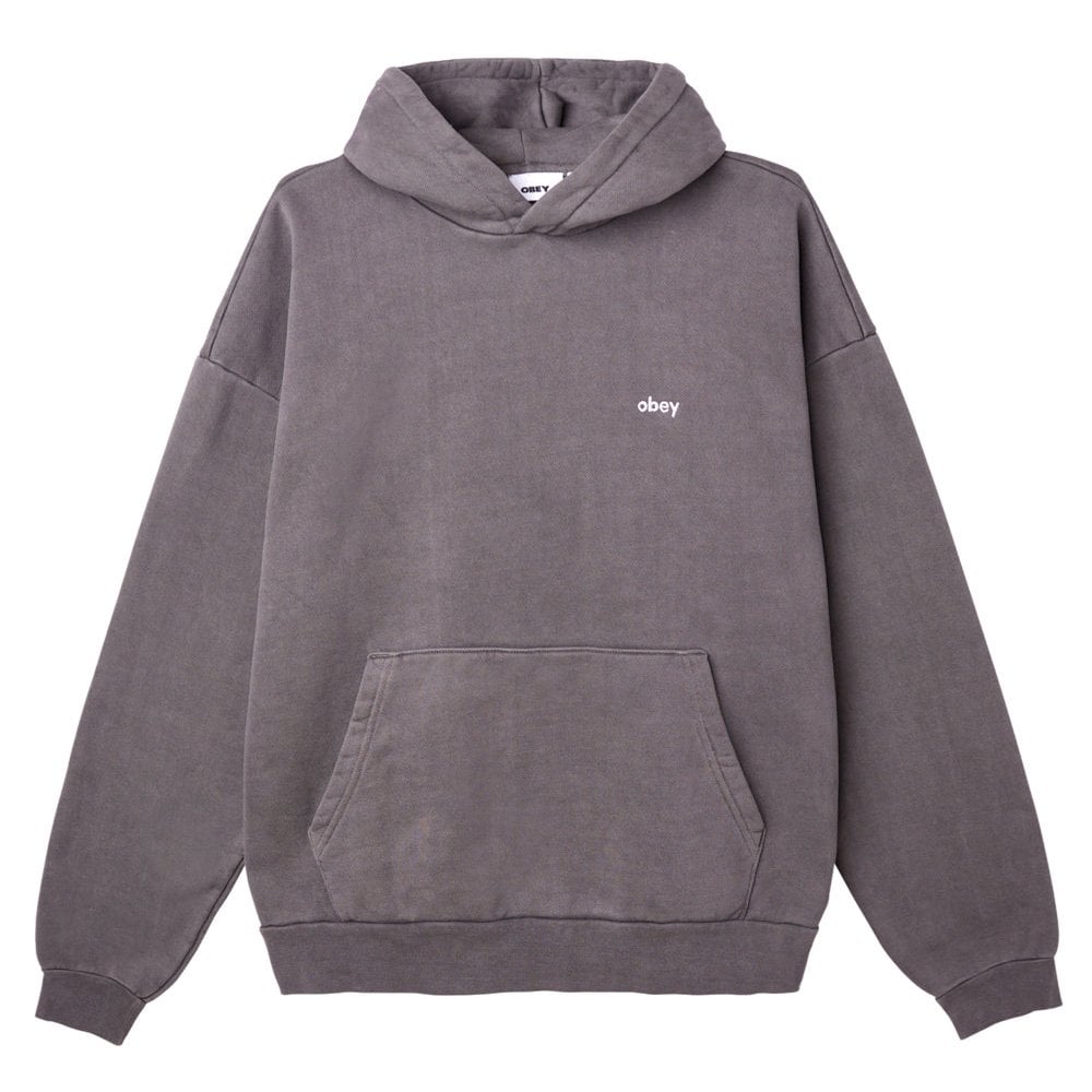 Lowercase Pigment Pullover Hood - Digi Black