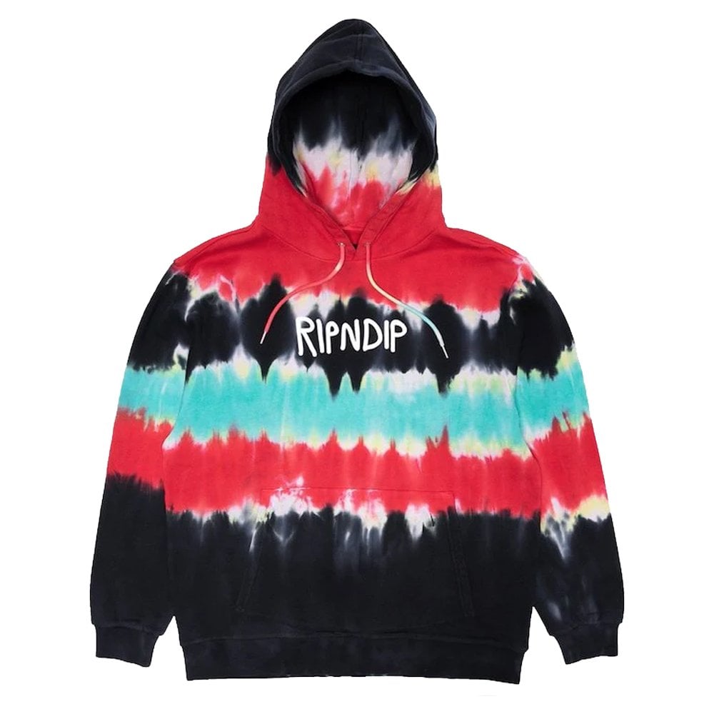 Rubber Logo Hoodie - Tie Dye