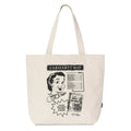 Canvas Graphic Tote - Natural