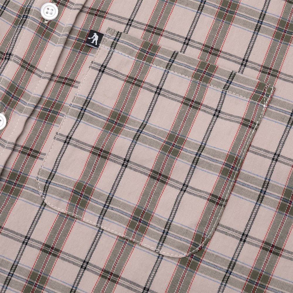 Workers Check Shirt - Sand