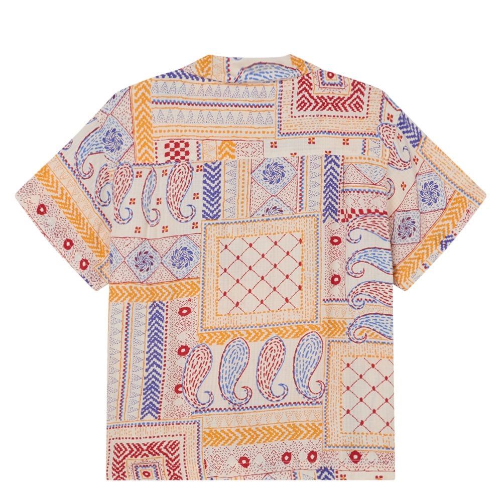 Archie Woven Shirt - Cream Multi
