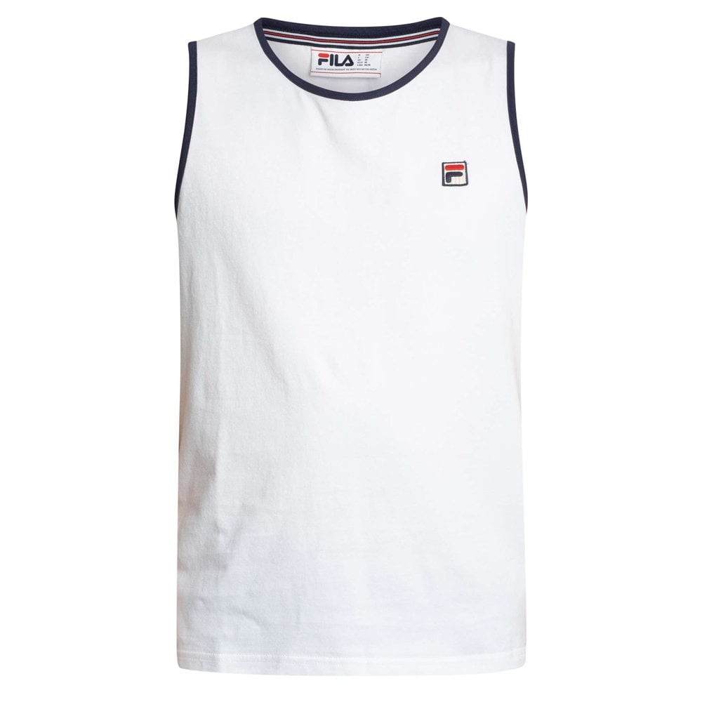 Robin Logo Vest - White/Navy