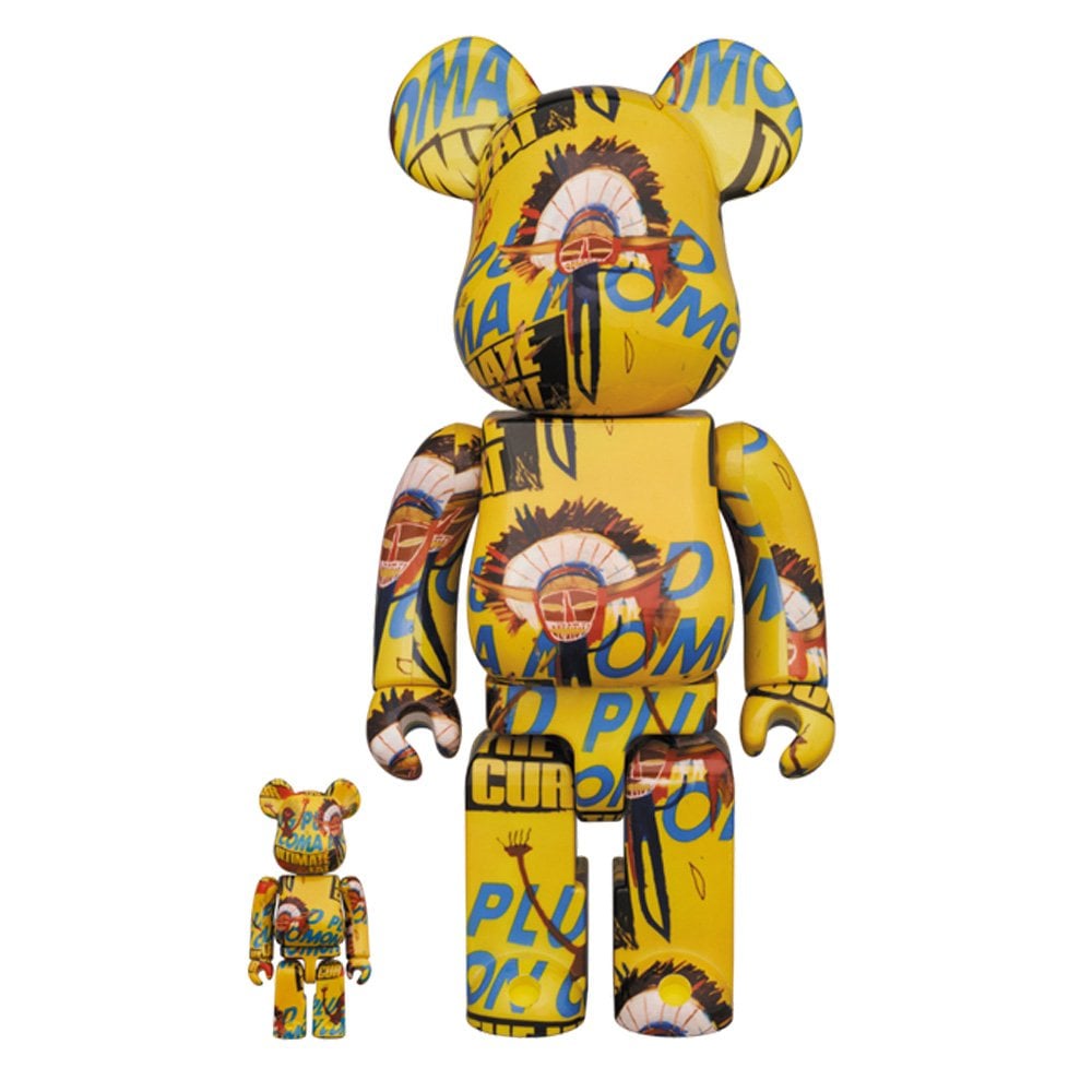 Be@rbrick Andy Warhol x Jean-Michel Basquiat 100% and 400% - Aw X Jmb