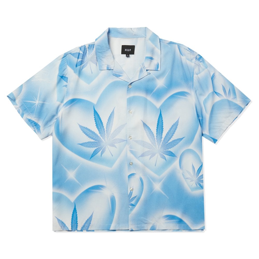 Love In The Air Resort Shirt - Pool Blue