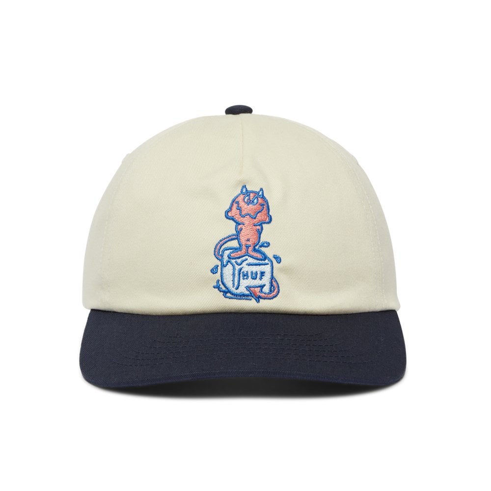 Melt 5-Panel Snapback Hat - Natural