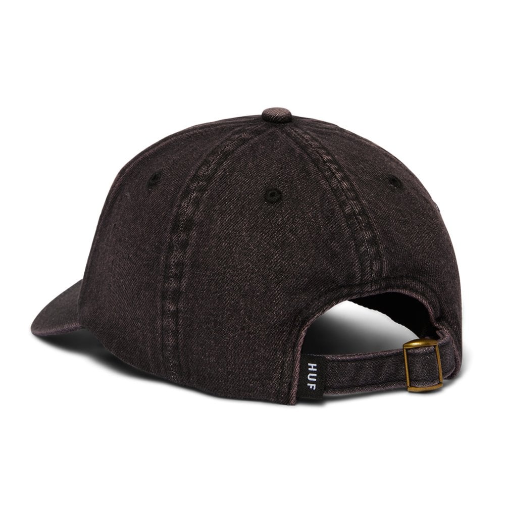 Apollo Denim 6-Panel Curved Visor Hat - Dust Purple