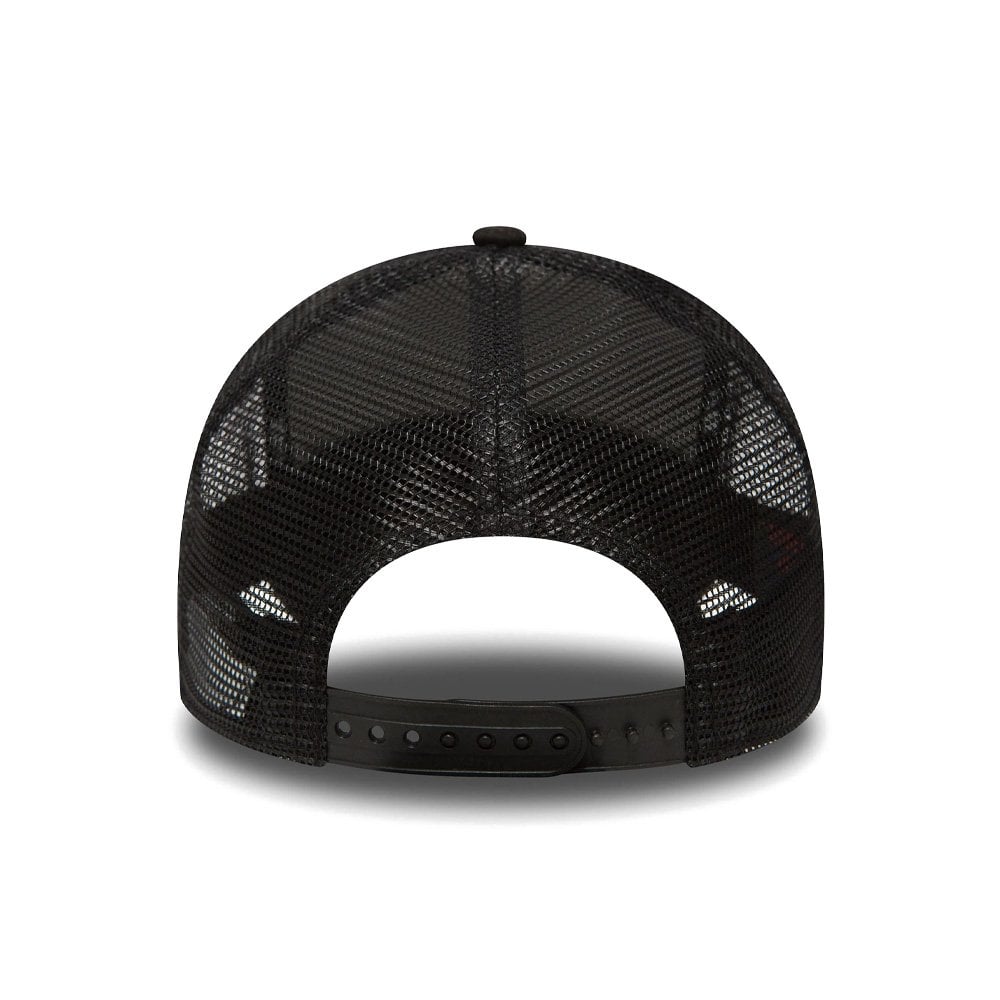 9FORTY New York Yankees Clean A-Frame Trucker Cap - Black/Black