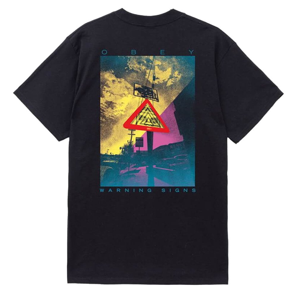 Warning Sign Classic T-Shirt - Black