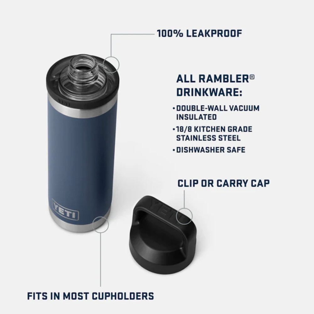 Rambler 18 oz (532 ML) Bottle - Charcoal