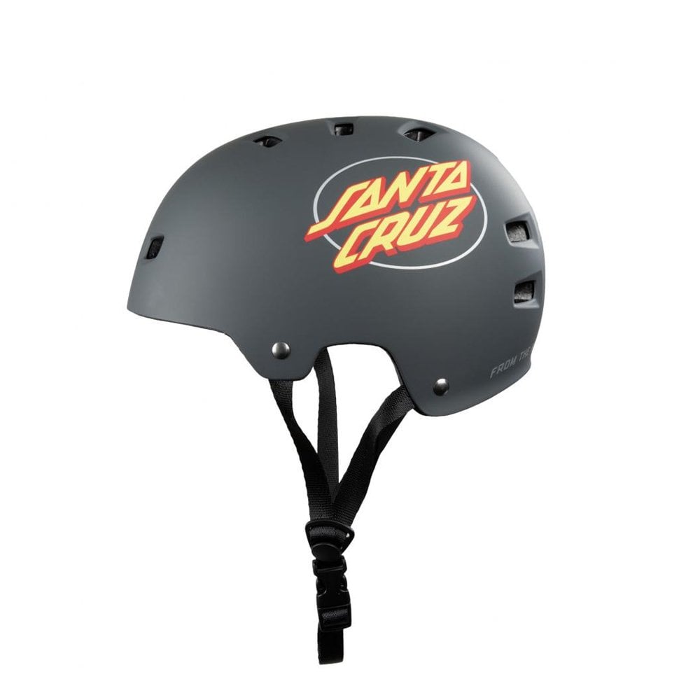 Santa Cruz Oval Dot Helmet  - Charcoal