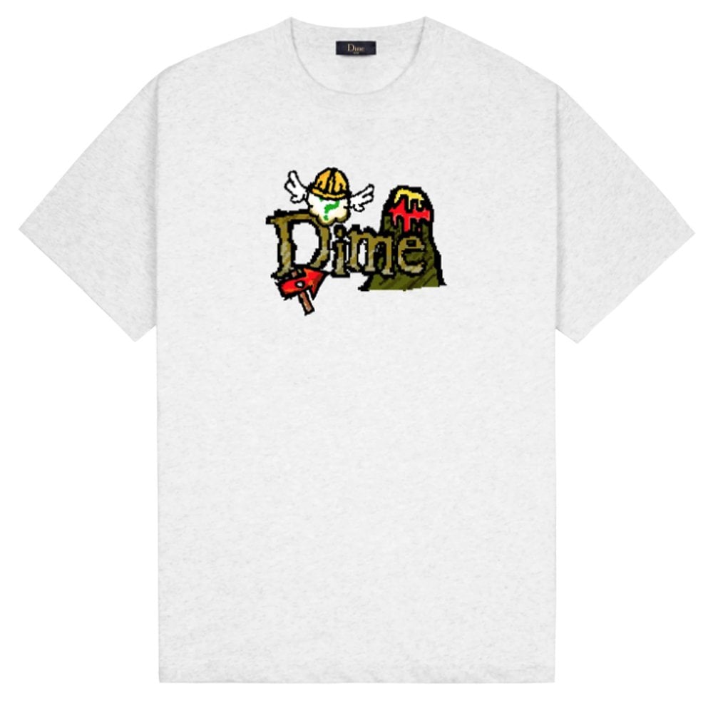 Classic Fuzzy T-Shirt  - Ash