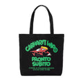 Pronto Canvas Graphic Tote - Black
