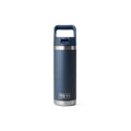 Rambler 18 oz (532 ml) Bottle With Straw - Navy