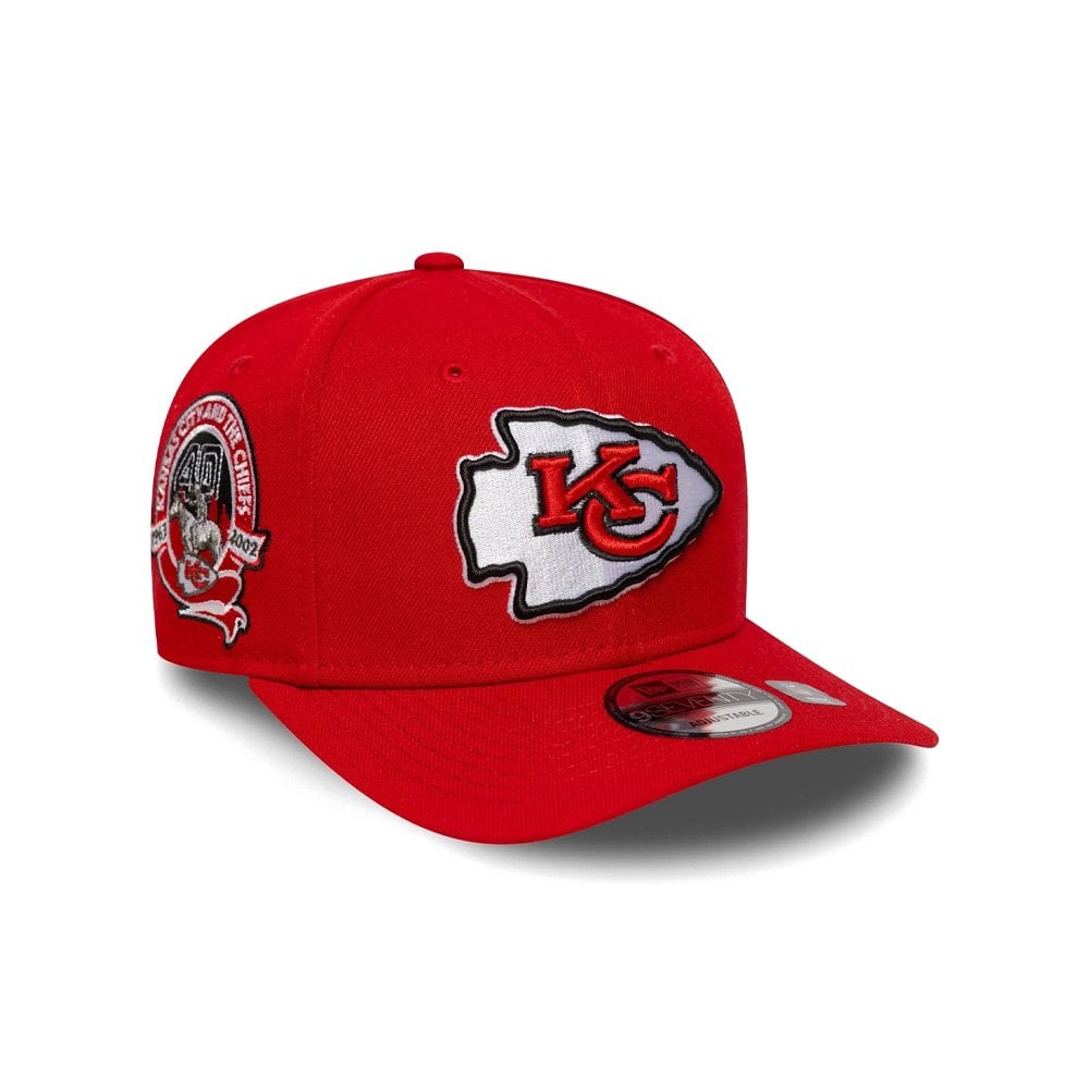 NFL Patch 9SEVENTY Stretch-Snap Cap - Kc Red