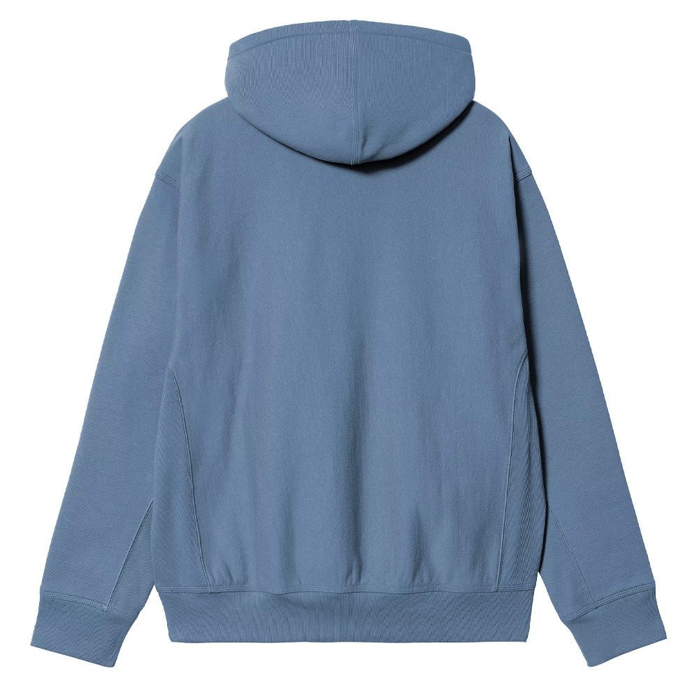 Hooded American Script Embroidery Sweatshirt - Sorrent