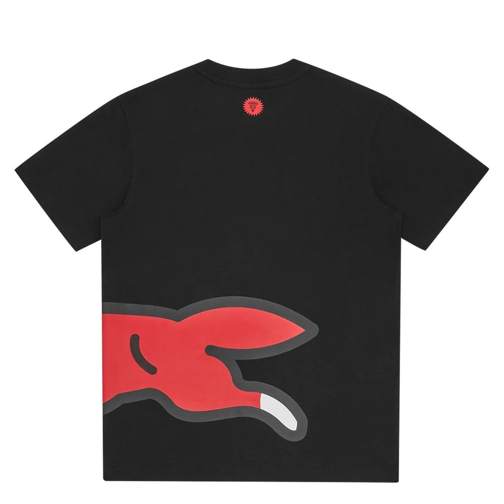 Jumbo Running Dog T-Shirt - Black