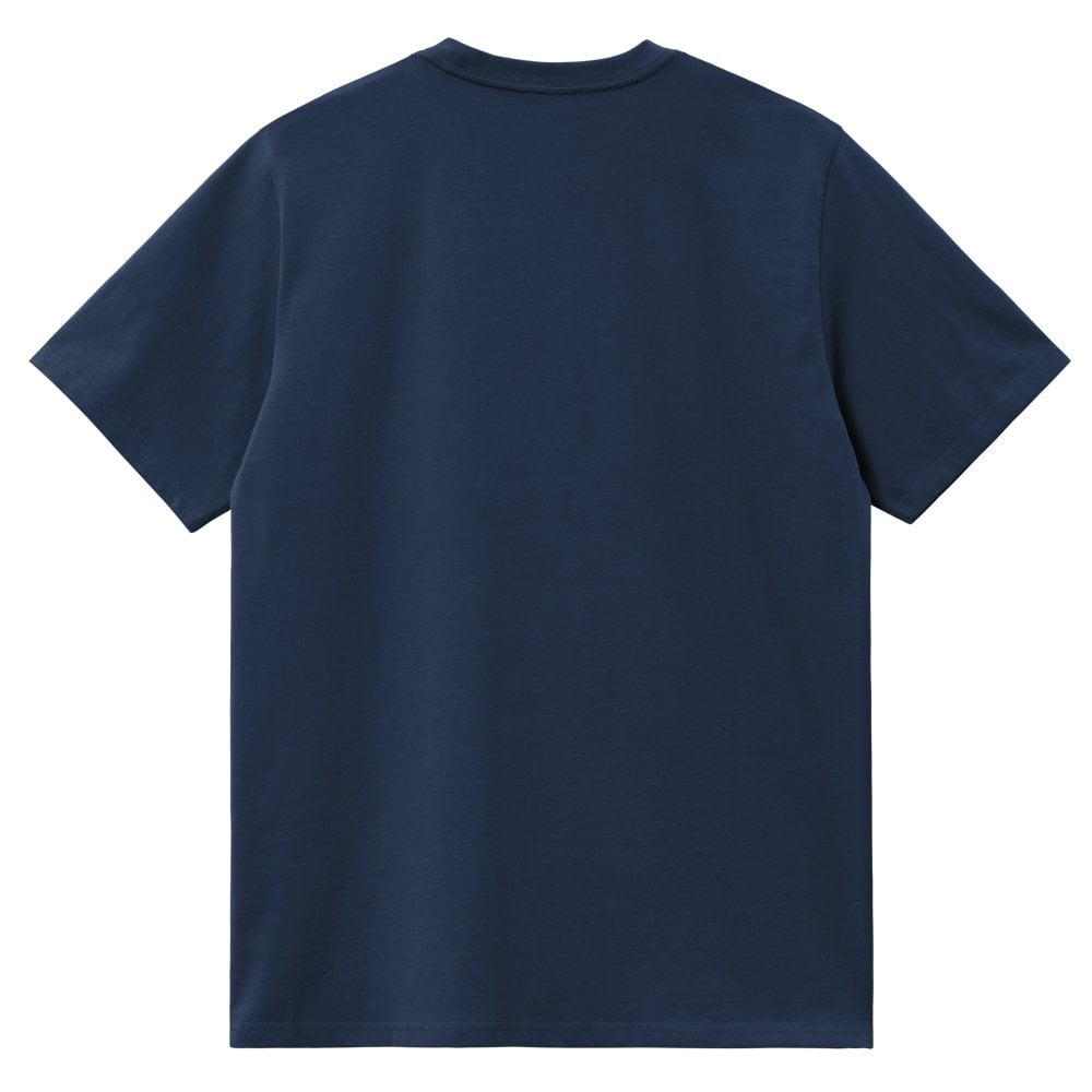 Script Embroidery T-Shirt - Jupiter/Wht