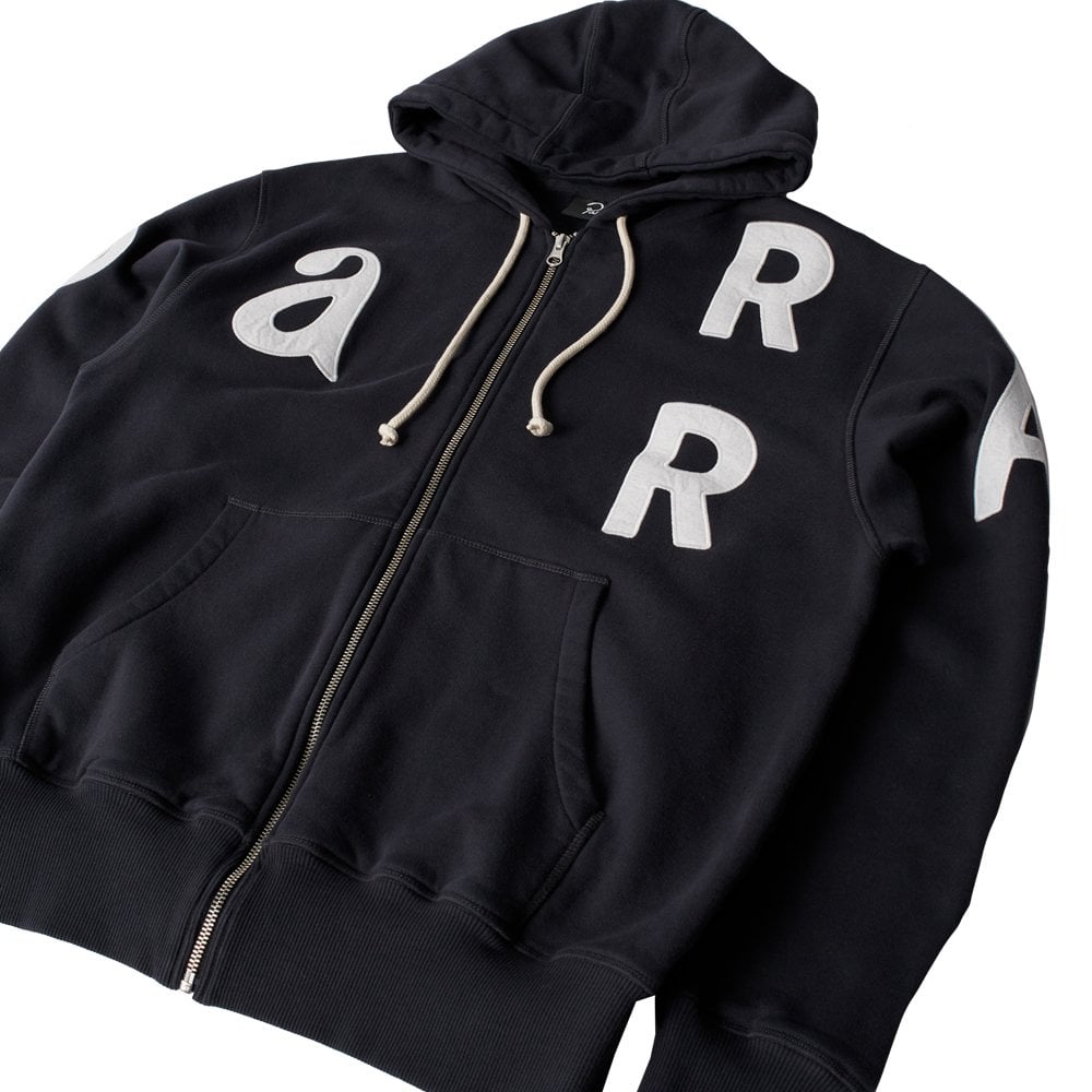 Word Salad Zip Hooded Sweatshirt  - Dark Navy