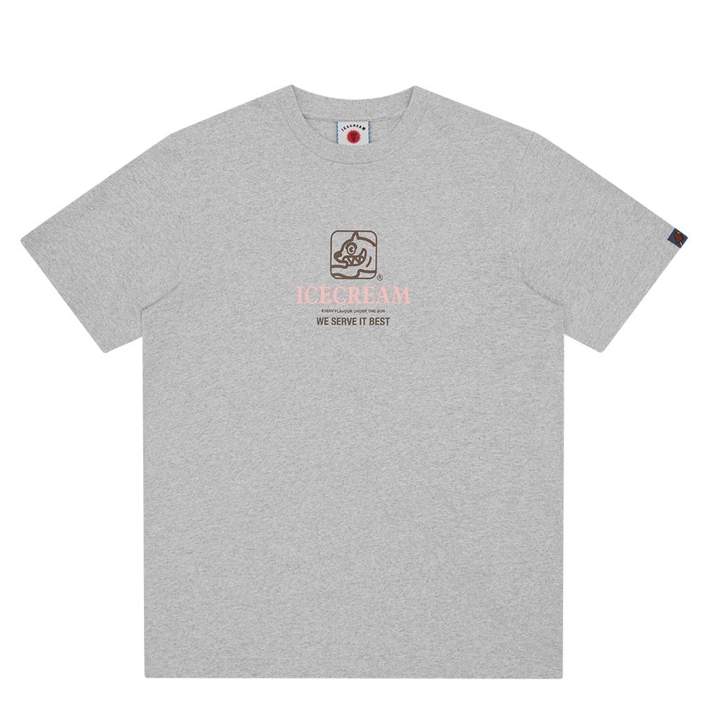 We Serve It Best T-Shirt - Heather Grey