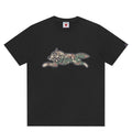 Camo Running Dog Woodland T-Shirt - Black/Camo