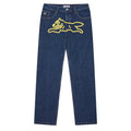 Running Dog Double Scoop Denim Pants - Indigo