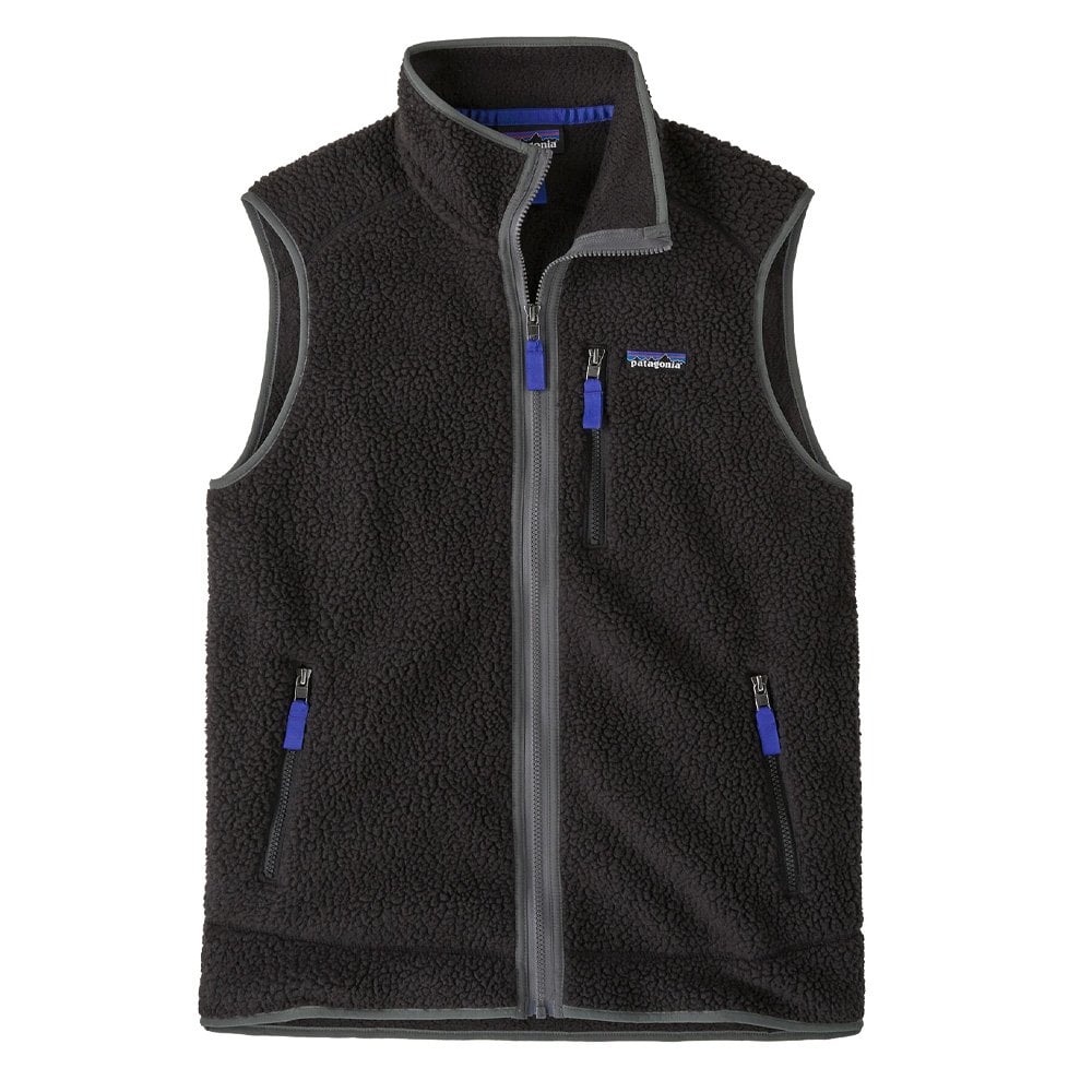 Retro Pile Vest - Blk/Frge Gry