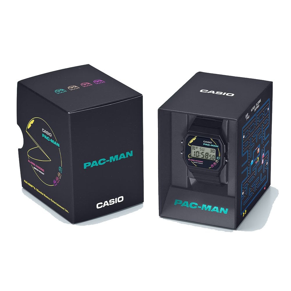x PACMAN F-91WPC-1AER - Black