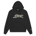 Camo Running Dog Hoodie - Black
