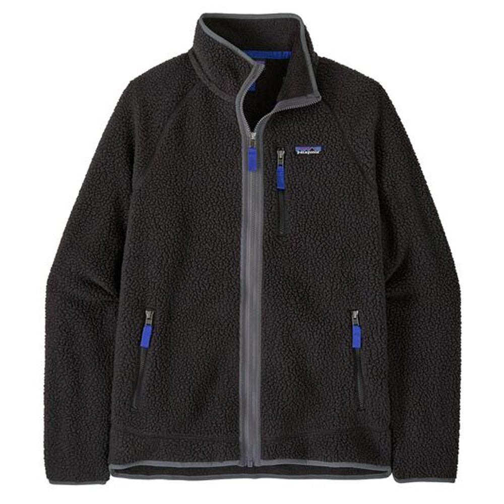 Retro Pile Jacket - Blk/Frge Gry