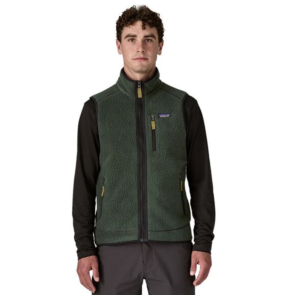 Retro Pile Vest - Growth Green