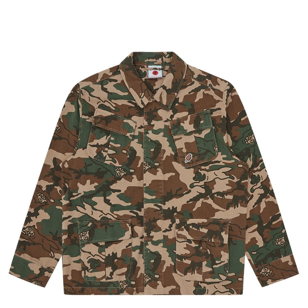 Running Dog Woodland Camo Field Jacket - Camo