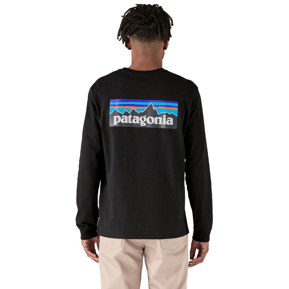 P6 Logo Long Sleeve T-Shirt  - Black