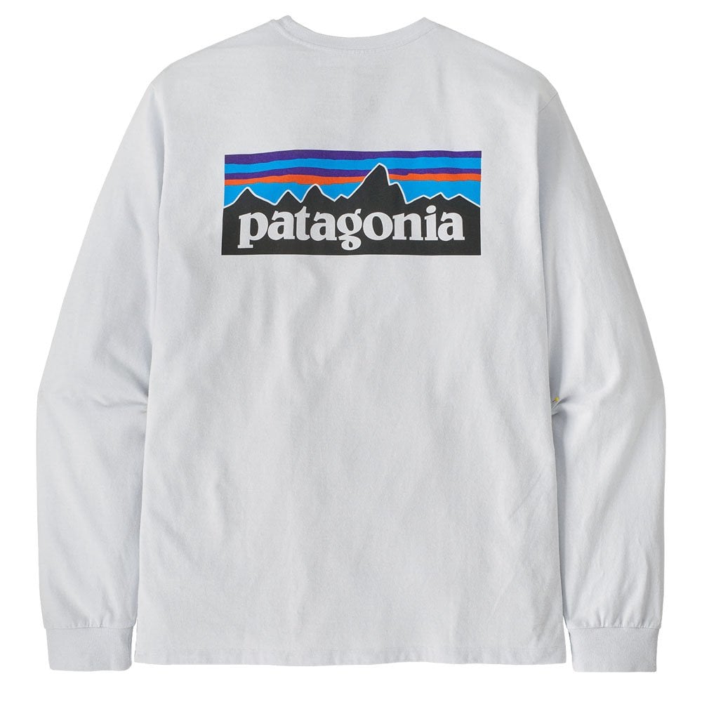 P6 Logo Long Sleeve T-Shirt  - White